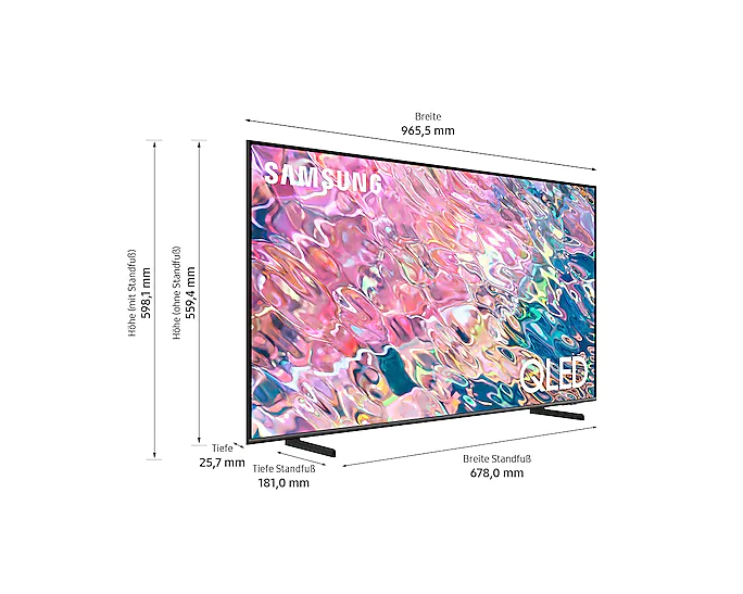 Samsung Fernseher 43 Zoll TV QLED 43Q60B 4K - UHD Samsung Fernseher 43 Zoll TV QLED 43Q60B 4K - UHD